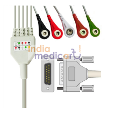 MAESTROS 5 Lead ECG Cable Button Type