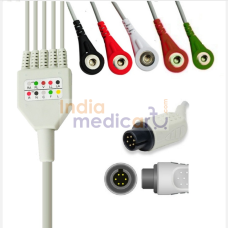 BPL 5 Lead ECG Cable Button Type