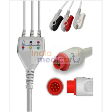 BIONET 3 Lead ECG Cable Clip Type