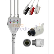 EDAN 3 Lead ECG Cable Clip Type