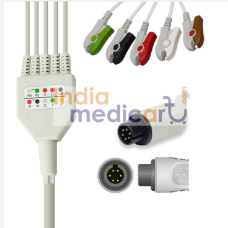 EDAN 5 Lead ECG Cable Clip Type