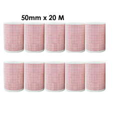 ECG Thermal Paper Roll 50 mm × 20 m | Single Channel | Pack of 10 rolls