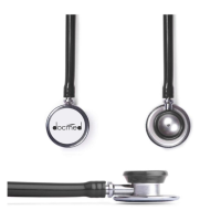 Docmed Dual Head Stethoscope Cardiology DM-18 (Black)