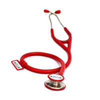 Docmed Dual Head Stethoscope Cardiology DM-18 (Red) Docmed Dual Head Stethoscope Cardiology DM-18 (Red)