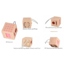 6-Sided Multicube Clinical Skills Training Model