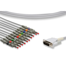 15 Pin Replacement Cable For 10 Lead ECG Machines 15 Pin Replacement Cable For 10 Lead ECG Machines